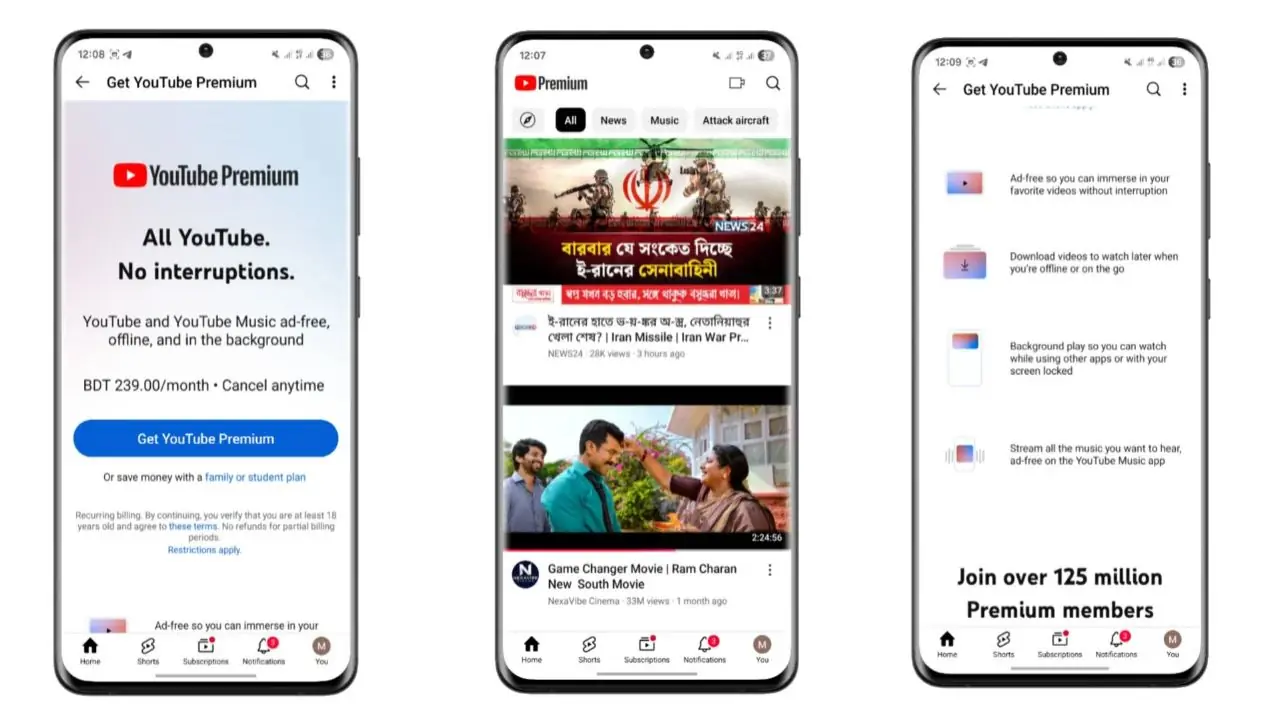 YouTube premium Life time 🤩